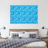 Chanoeka sterren canvas Print (Insitu (Slaapkamer))