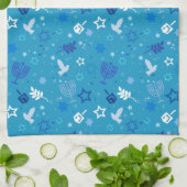 Chanoeka sterren keukendoek theedoek (Gevouwen)