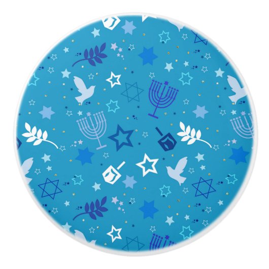 Chanoeka sterren knop (Voorkant)