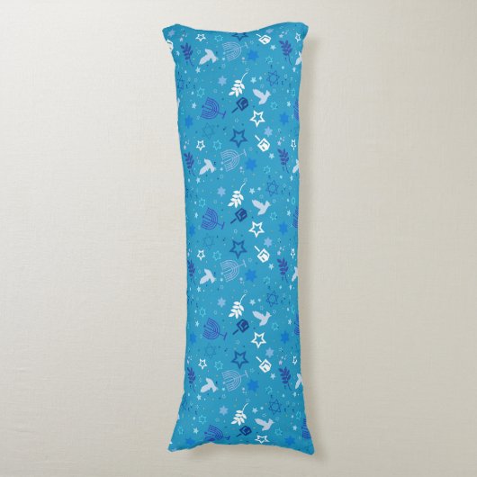 Chanoeka sterren lichaam kussen (Voorkant Verticaal)