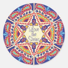 Chanoeka Stickers (1 1/2" of 3") Chanoeka Dreidels