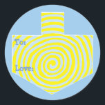 Chanoeka Stickers Rond (1 1/2", 3") Gepersonalisee<br><div class="desc">Personaliseer door de lettergrootte, stijl, kleur en tekst te wijzigen. Zoveel toepassingen: naar en van cadeau stickers, dank u stickers op traktaties, taart Toppers (stok op zwaar karton, uitgesneden sticker, tape tandenstoker op de achterkant van karton), of wat dacht je van Gift Labels (stok op zwaar karton, uitgesneden sticker, punch...</div>