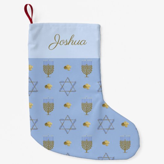 Chanoeka Stocking Kleine Kerstsok (Voorkant)