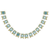 Chanoeka Swallowtail Banner Dreidel Swirls (Alle)