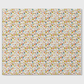 Chanoeka-symbolen: joods vakantiepatroon. cadeaupapier (Vlak)