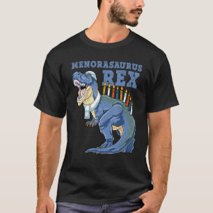 Chanoeka T Rex Menorasaurus Rex Dinosaurus Menorah T-shirt