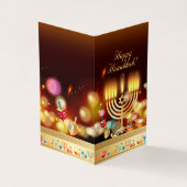 Chanoeka Vakantie Festival van Lichten Wenskaart Kaart (Buitenkant)