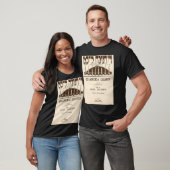 Chanoeka-verlichting. Jiddisch Bladmuziek T-shirt (Unisex)