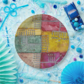 Chanoeka verloor een menora papieren bordje (Feest)