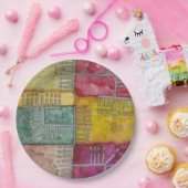 Chanoeka verloor een menora papieren bordje (Feest)