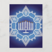 Chanoeka Viering - Elegant design Briefkaart (Voorkant)