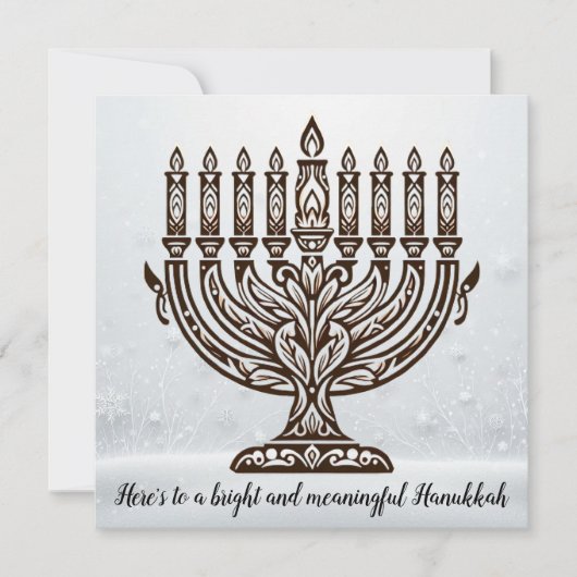 Chanoeka-viering Feestdagenkaart (Voorkant)