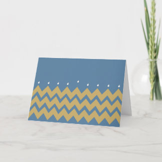 Chanoeka Wenskaart/envelop "Chanoeka Chevron" Feestdagen Kaart