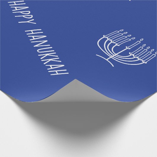 Chanoeka Wrapping Papier Flat Sheet (Hoek)