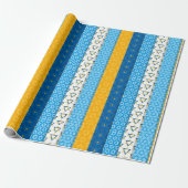 Chanoeka Wrapping Papier Party Supplies (Uitgerold)