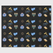 Chanoeka Wrapping Papier Party Supplies (Vlak)