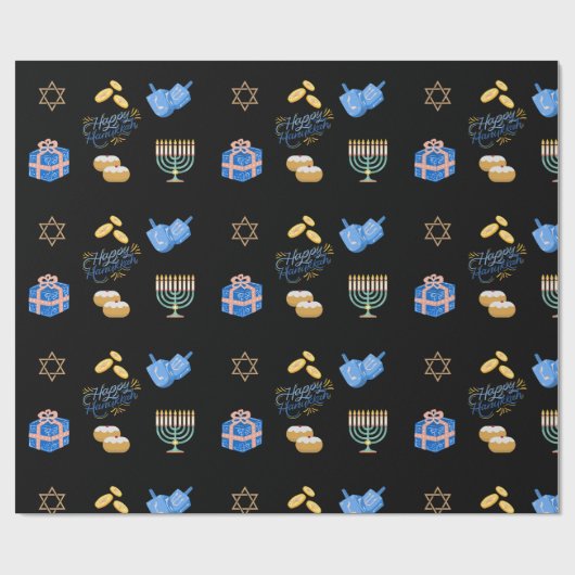 Chanoeka Wrapping Papier Party Supplies (Vlak)