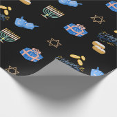 Chanoeka Wrapping Papier Party Supplies (Hoek)