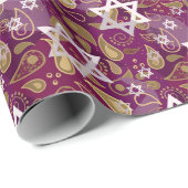 Chanoeka Wrapping Papier Party Supplies (Rol Hoek)