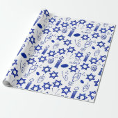 Chanoeka Wrapping Papier Party Supplies (Uitgerold)