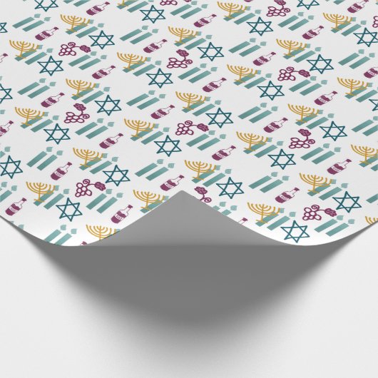 Chanoeka Wrapping Papier Party Supplies Schattig K (Hoek)