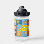 Chanoeka Zeevie en Vrienden Waterfles (Achterkant)