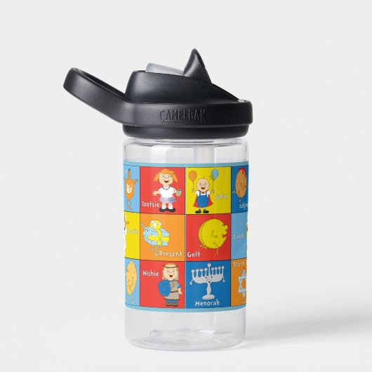 Chanoeka Zeevie en Vrienden Waterfles (Rechts)