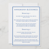 Chanoeka Zegeningen Hebreeuws Engels Gids Kaarten (Voorkant)