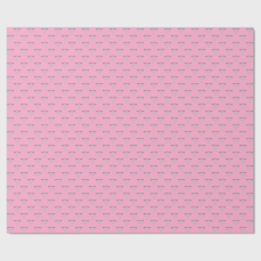 Chanoeka Zilveren Menorah op Anjer Roze Cadeaupapier (Vlak)