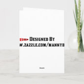 Chanoekaart Feestdagen Kaart (Achterkant)