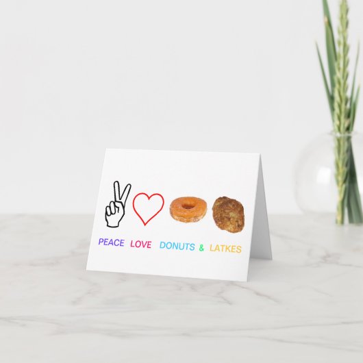 Chanoekaart Feestdagen Kaart (Voorkant)