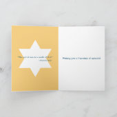 Chanokah Feestdagen Kaart (Binnen)