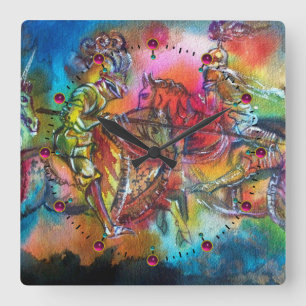 CHANSON DE ROLAND/COMBAT OF KNIGHTS IN TOURNMENT VIERKANTE KLOK