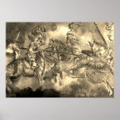 CHANSON DE ROLAND, MIDDELEEUWSE RIDDERS IN TOERNOO POSTER (Voorkant)