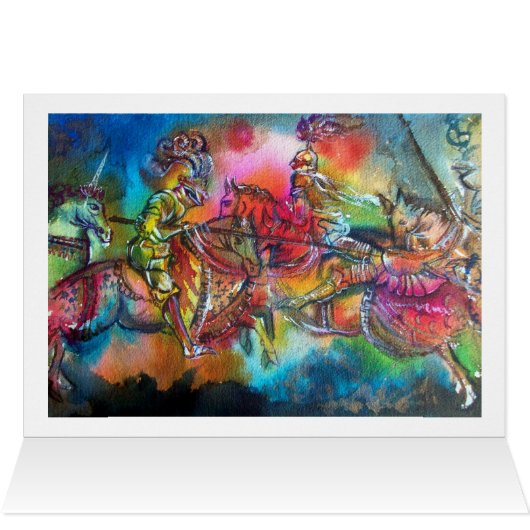 CHANSON DE ROLAND / STRIJD VAN RIDDERS IN TOERNOOI (Binnen Horizontaal (Boven))