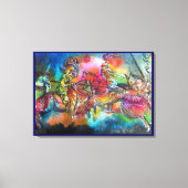 CHANSON DE ROLAND / STRIJD VAN RIDDERS IN TOERNOOI CANVAS AFDRUK (Voorkant)