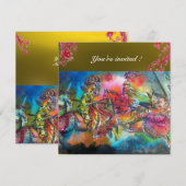 CHANSON DE ROLAND / STRIJD VAN RIDDERS IN TOERNOOI KAART (Voorkant / Achterkant)