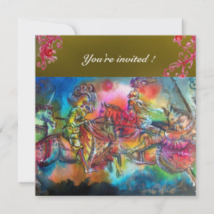 CHANSON DE ROLAND / STRIJD VAN RIDDERS IN TOERNOOI KAART