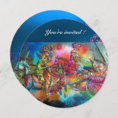 CHANSON DE ROLAND / STRIJD VAN RIDDERS IN TOERNOOI KAART (Voorkant / Achterkant)