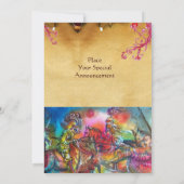 CHANSON DE ROLAND / STRIJD VAN RIDDERS IN TOERNOOI KAART (Achterkant)