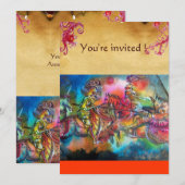 CHANSON DE ROLAND / STRIJD VAN RIDDERS IN TOERNOOI KAART (Voorkant / Achterkant)