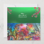 CHANSON DE ROLAND / STRIJD VAN RIDDERS IN TOERNOOI KAART (Achterkant)