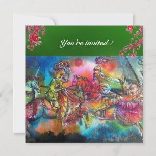 CHANSON DE ROLAND / STRIJD VAN RIDDERS IN TOERNOOI KAART