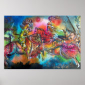 CHANSON DE ROLAND / STRIJD VAN RIDDERS IN TOERNOOI POSTER (Voorkant)