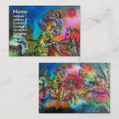 CHANSON DE ROLAND / STRIJD VAN RIDDERS IN TOERNOOI VISITEKAARTJE (Voorkant / Achterkant)