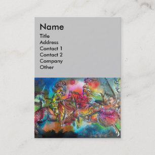 CHANSON DE ROLAND / STRIJD VAN RIDDERS IN TOERNOOI VISITEKAARTJE