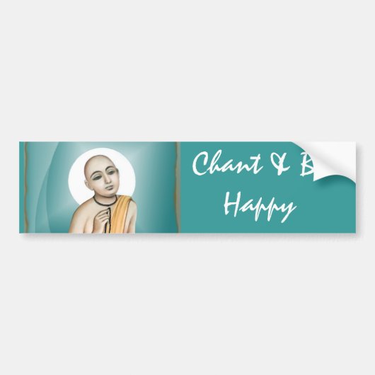 Chant & be Happy Bumpersticker (Voorkant)