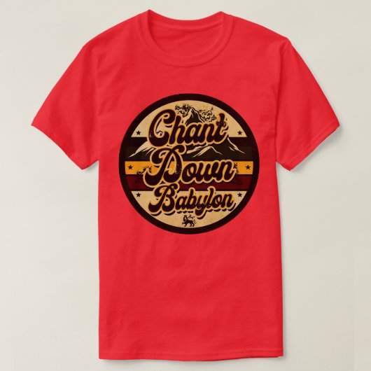 Chant Down Babylon T-shirt (Design voorkant)