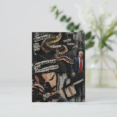 Chantage Politieke Collage Briefkaart (Staand voorkant)