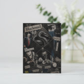 Chantage Politieke Collage Briefkaart (Staand voorkant)
